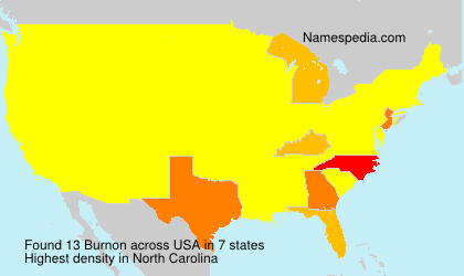 Surname Burnon in USA Surname Burnon in USA