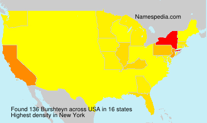 Surname Burshteyn in USA Surname Burshteyn in USA