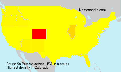 Surname Burtard in USA Surname Burtard in USA