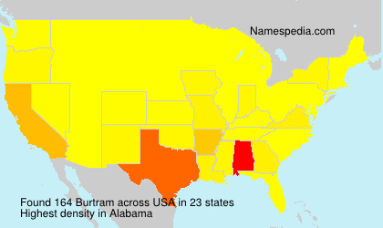 Surname Burtram in USA Surname Burtram in USA