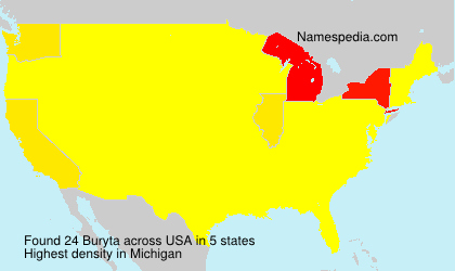 Surname Buryta in USA Surname Buryta in USA