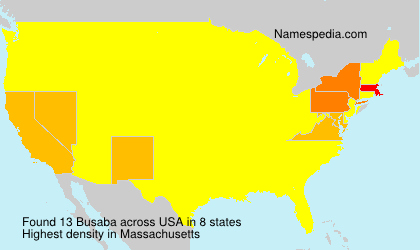 Surname Busaba in USA Surname Busaba in USA