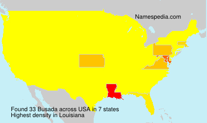 Surname Busada in USA Surname Busada in USA