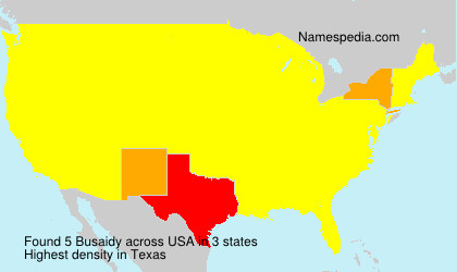 Surname Busaidy in USA Surname Busaidy in USA