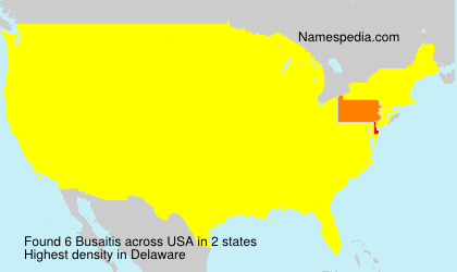 Surname Busaitis in USA Surname Busaitis in USA
