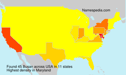 Surname Busan in USA Surname Busan in USA