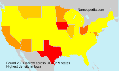 Surname Busarow in USA Surname Busarow in USA