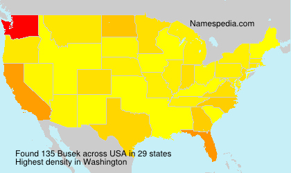 Surname Busek in USA Surname Busek in USA
