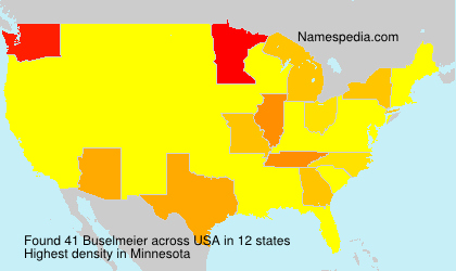 Surname Buselmeier in USA Surname Buselmeier in USA