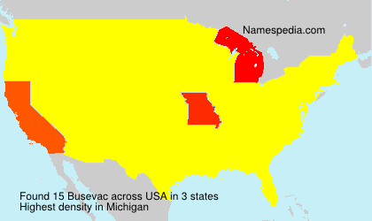 Surname Busevac in USA Surname Busevac in USA
