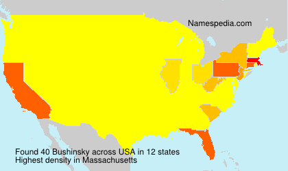 Surname Bushinsky in USA Surname Bushinsky in USA