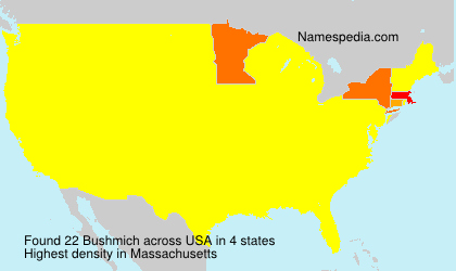 Surname Bushmich in USA Surname Bushmich in USA