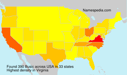 Surname Busic in USA Surname Busic in USA