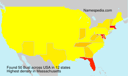Surname Busl in USA Surname Busl in USA