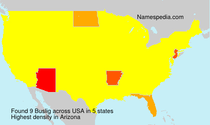 Surname Buslig in USA Surname Buslig in USA
