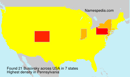 Surname Busovsky in USA Surname Busovsky in USA