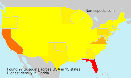 Surname Busquets in USA Surname Busquets in USA