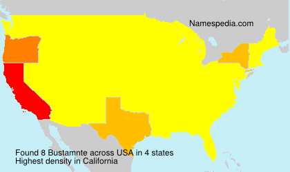 Surname Bustamnte in USA Surname Bustamnte in USA