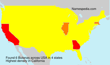 Surname Butanas in USA Surname Butanas in USA