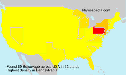 Surname Butcavage in USA Surname Butcavage in USA