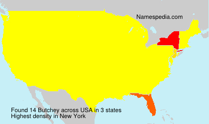 Surname Butchey in USA Surname Butchey in USA