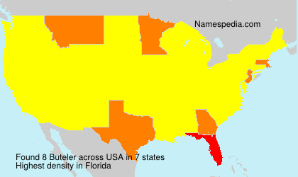 Surname Buteler in USA