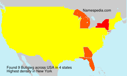 Surname Butigieg in USA Surname Butigieg in USA