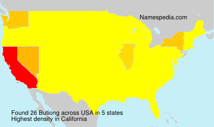 Surname Butiong in USA Surname Butiong in USA