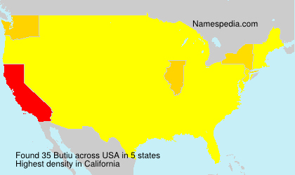 Surname Butiu in USA Surname Butiu in USA