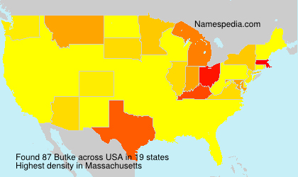 Surname Butke in USA Surname Butke in USA