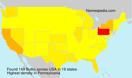 Surname Butko in USA Surname Butko in USA