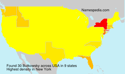 Surname Butkowsky in USA Surname Butkowsky in USA
