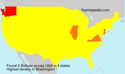 Surname Butkute in USA Surname Butkute in USA