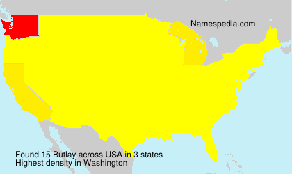 Surname Butlay in USA Surname Butlay in USA