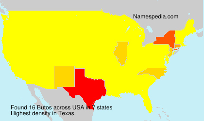 Surname Butos in USA Surname Butos in USA