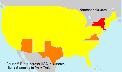 Surname Butra in USA Surname Butra in USA