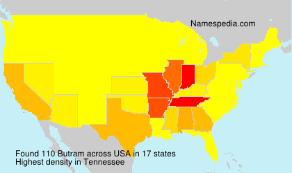 Surname Butram in USA Surname Butram in USA