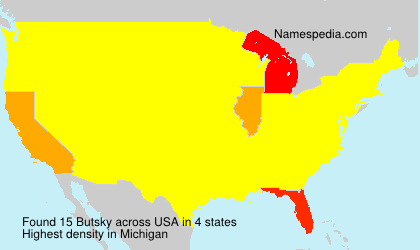 Surname Butsky in USA Surname Butsky in USA