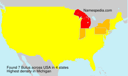 Surname Butus in USA Surname Butus in USA