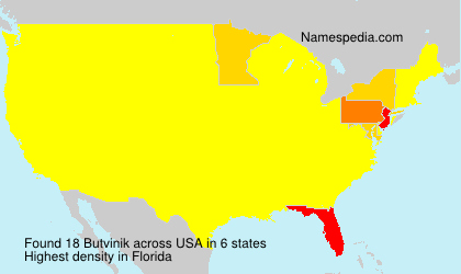 Surname Butvinik in USA Surname Butvinik in USA