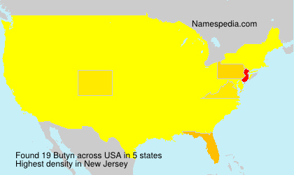 Surname Butyn in USA Surname Butyn in USA
