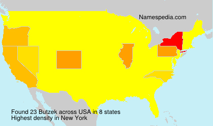 Surname Butzek in USA Surname Butzek in USA