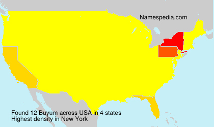 Surname Buyum in USA
