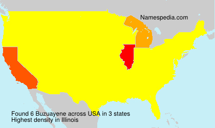Surname Buzuayene in USA Surname Buzuayene in USA