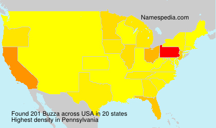 Surname Buzza in USA Surname Buzza in USA