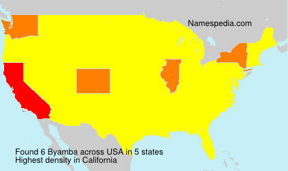 Surname Byamba in USA