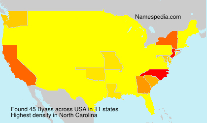 Surname Byass in USA Surname Byass in USA