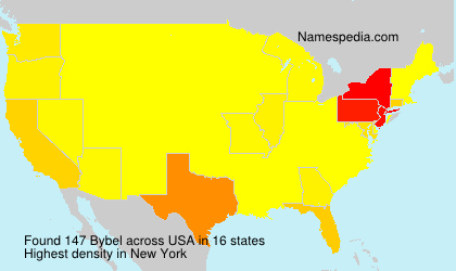 Surname Bybel in USA
