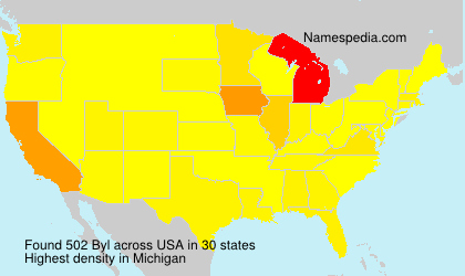 Surname Byl in USA Surname Byl in USA