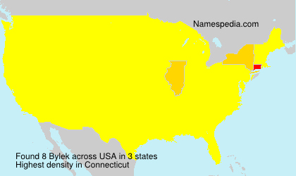 Surname Bylek in USA Surname Bylek in USA